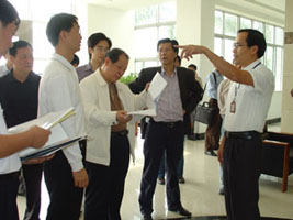 省領(lǐng)導(dǎo)、市領(lǐng)導(dǎo)來我司進(jìn)行視察、指導(dǎo)